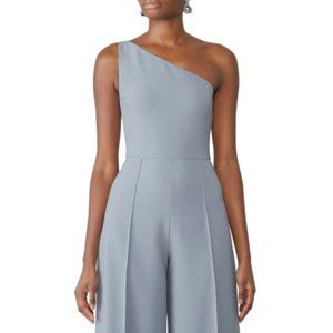 Christian Siriano One Shoulder Wide Leg Jumpsuit
